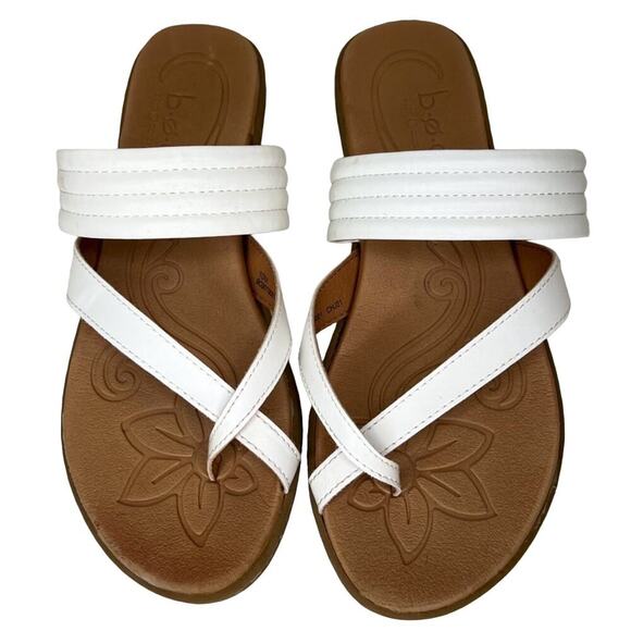 Born Shoes - B.O.C. Alisha White Sandals Size 10